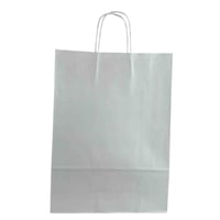 أكياس تسوق ورقية بمقابض ملتوية