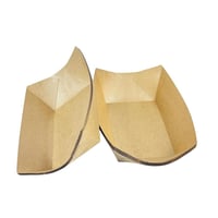 حاويات تقديم طعام كرافت ورقية (طقم 6 حبات)