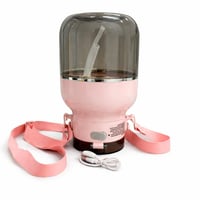 خلاط محمول للشرب المباشر مع شال تعليق