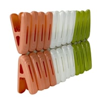 مشابك غسيل بلاستيكية متعددة الألوان – 24 قطعة