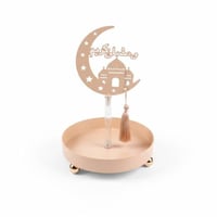 حامل تمر مزخرف بشكل هلال ومسجد - لمسة رمضانية فخمة...