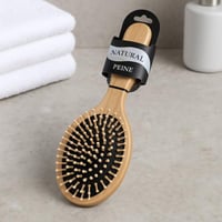 فرشاة شعر خشبية طبيعية