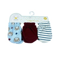 طقم قفازات أطفال قطنية 3 اطقم