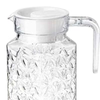 ابريق زجاج شفاف