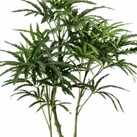 شجره طاووس صناعية فاخرة باوراق خضراء كثيفة