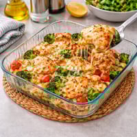 صحن فرن زجاجي مربع مقاوم للحرارة