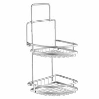 منظم حمام ستيل معلق بطبقتين بتصميم عصري فاخر