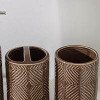 طقم إكسسوارات حمام فاخر من 4 قطع