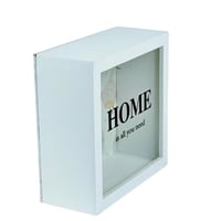 حصالة خشبية بتصميم ديكوري