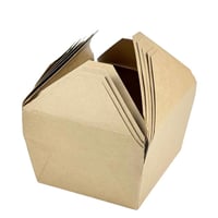 علبة كرافت ورقية لتعبئة الطعام 5 قطع