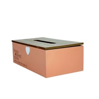 علبة مناديل خشبية بتصميم "Home Sweet Home"