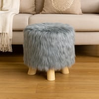 كرسي دائري مُرتفع بقطيفة ناعمة أنيق ومريح بارتفاع...