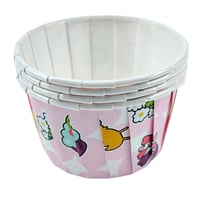 أكواب ورقية مزخرفة للكب كيك