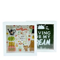 حصالة خشبية بتصميم ديكوري