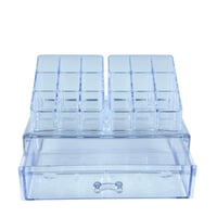 منظم مكياج أكريليك شفاف مع درج