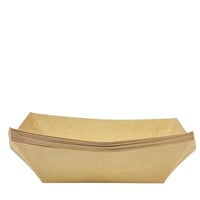 حاويات تقديم طعام كرافت ورقية (طقم 6 حبات)