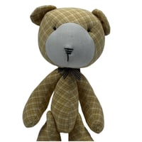 دب قماشي ديكوري بطابع فرنسي