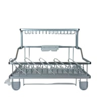 رف تجفيف صحون ستانليس ستيل