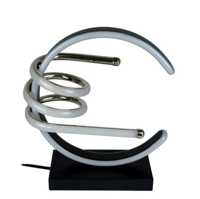 مصباح طاولة بتصميم حلزوني LED