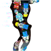 لوحة جدارية فنية بتصميم جوردان مع شخصيات ليغو