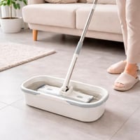 ممسحة أرضيات مع دلو ذكي مزدوج – تنظيف عملي بدون ات...