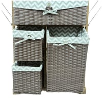 وحدة تغيير ملابس الأطفال متعددة الاستخدامات مع سلا...