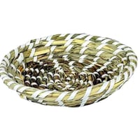 صحون تقديم قش ملونة يدوية