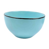 طقم سفرة سيراميك تركوازي 16 قطعة