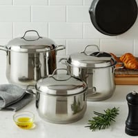 طقم قدور ستانليس ستيل-3قطع- Hausroland