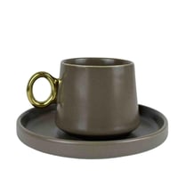 طقم فناجين قهوة سيراميك – 6 قطع بتصميم فاخر