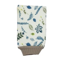 ليفة استحمام قماشية بطبعة أوراق