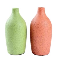 فازة ورود خزفية يدوية الصنع