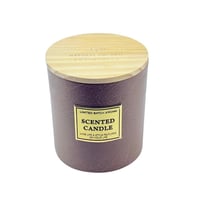 شمعة فاخرة معطرة بغطاء خشبي