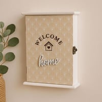 صندوق مفاتيح جداري بتصميم ترحيبي