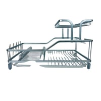 رف تجفيف صحون ستانليس ستيل