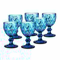 طقم ست كاسات زجاج بتصميم فاخر