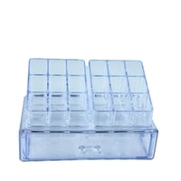 منظم مكياج أكريليك شفاف مع درج