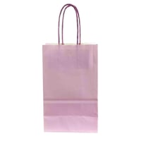 أكياس تسوق ورقية ملونة بمقابض ملتوية