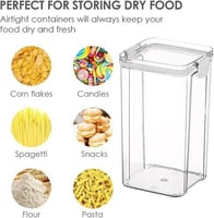 حاويات تخزين طعام محكمة الإغلاق مع أغطية تنظيم مثا...