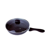 مقلاة جرانيت بغطاء زجاجي من Green Point – مقاس 30...