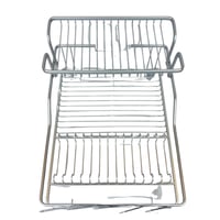 رف تجفيف صحون ستانليس ستيل