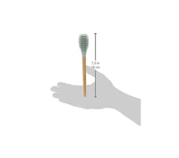 ملعقة عسل سيليكون بيد خشب