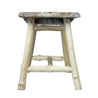 كرسي خشبي ريفي صغير