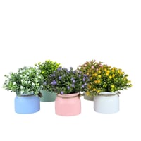 نباتات صناعية بفازات أنيقة – ديكور للمنزل، مثالية...