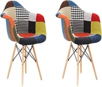 كرسي بتصميم مرقع عصري