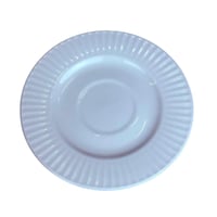 طقم اكواب مزخرفة أبيض ـ 6 اكواب مع سيسر