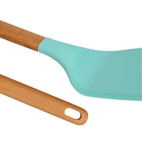 سباتولا سيليكون بطول 35.5 سم، بمقبض خشبي