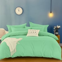 طقم مفرش سرير سادة – 4 قطع