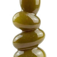 مزهرية زجاجية بتصميم عصري