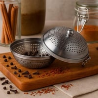 كرة بهارات مصنوعة من الستانلس ستيل